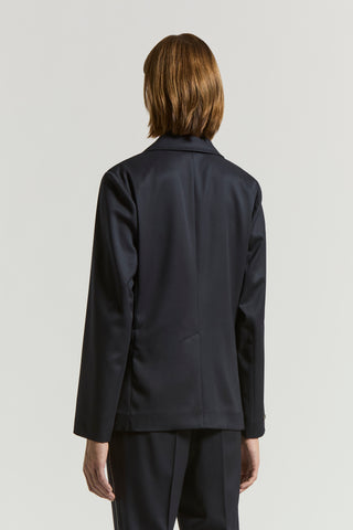 Pure wool gabardine blazer