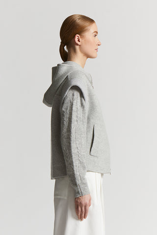 Double cashmere wool cloth vest