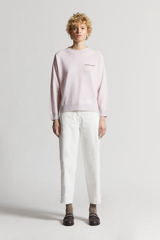 Stretch cotton twill trousers