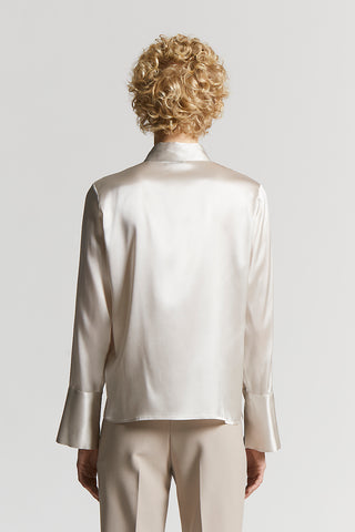Silk satin shirt
