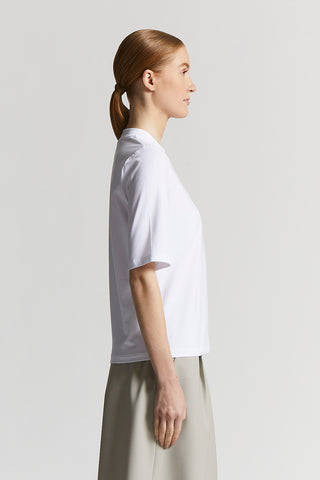 Stretch cotton jersey T-shirt