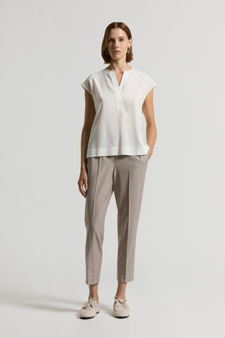 Silk crepe de chine blouse