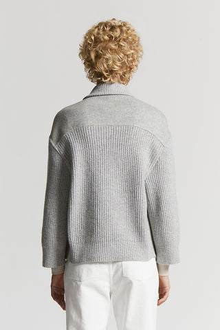 Double cashmere and wool cloth jacket