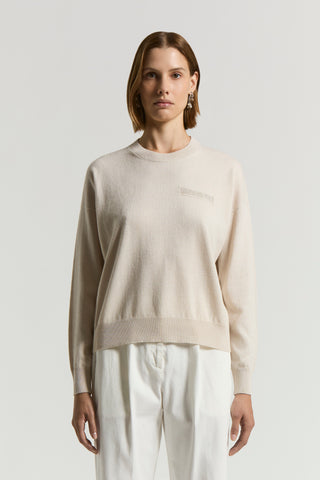 Cashmere, silk, wool sweater