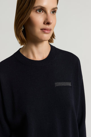 Cashmere, silk, wool sweater