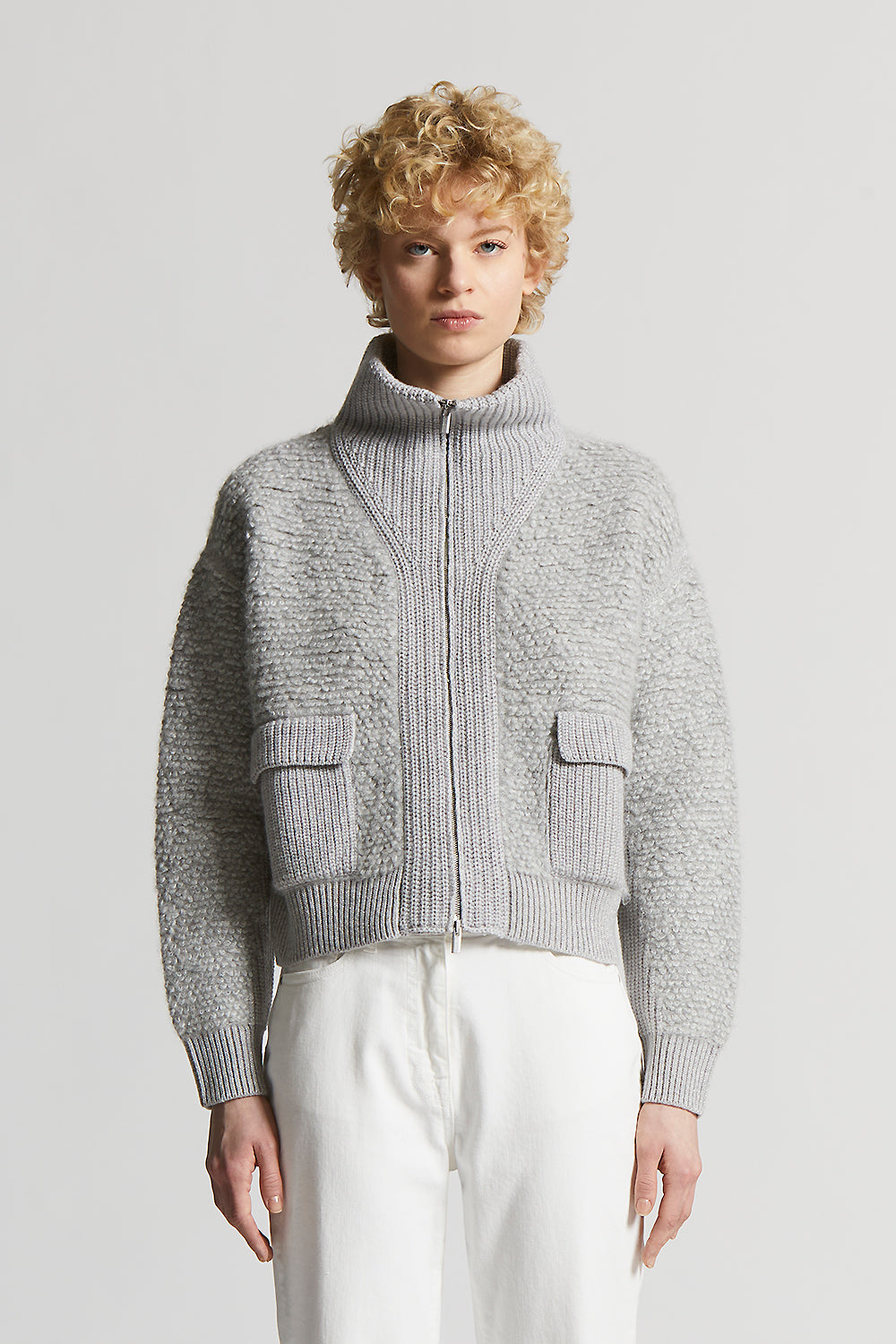 PESERICO　ラメニット　アルパカ　カシミヤ　シルク　大きめ　イタリア製 Alpaca, cashmere, silk and wool yarn sweater | Peserico US