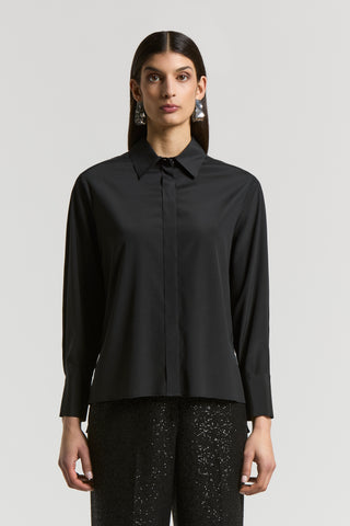 Silk crepe de chine shirt