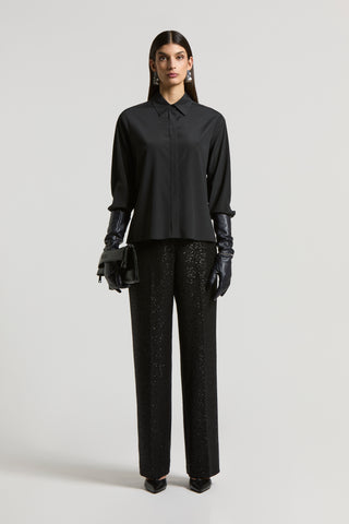 Silk crepe de chine shirt