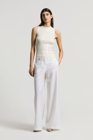 Laminated viscose yarn top