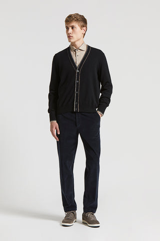 Cashmere and wool cardigan