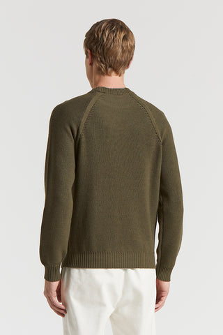 Wool crew-neck sweater