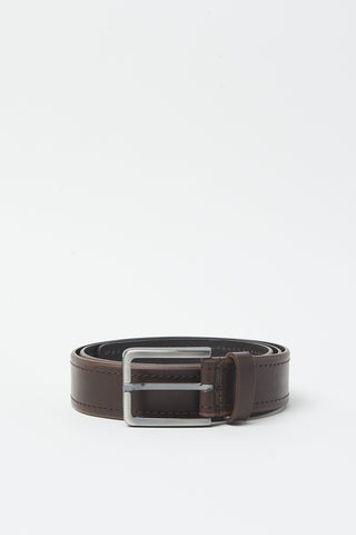 Leather belt