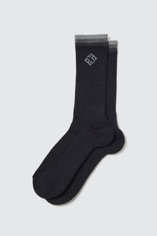 Short socks with logo