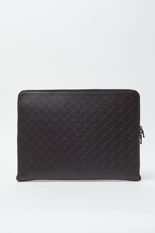 Men's leather clutch bag