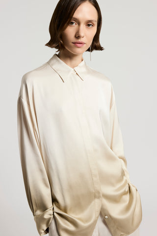 Viscose satin shirt