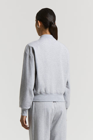 Polished cotton sweatshirt