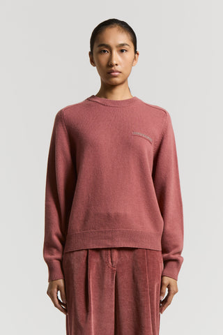 Cashmere, silk and wool crew-neck sweater