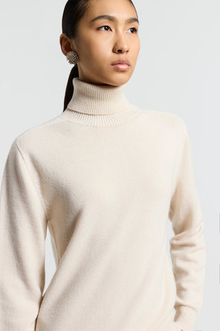 Pure cashmere turtleneck sweater