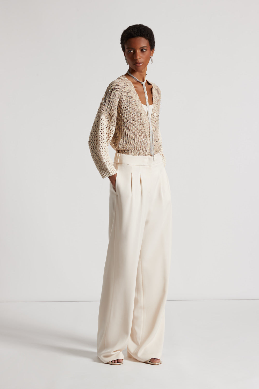 パンツ Peserico Wide-Leg Tailored Palazzo Pants Peserico Wide-Leg Tailored Palazzo Pants | ShopSimon