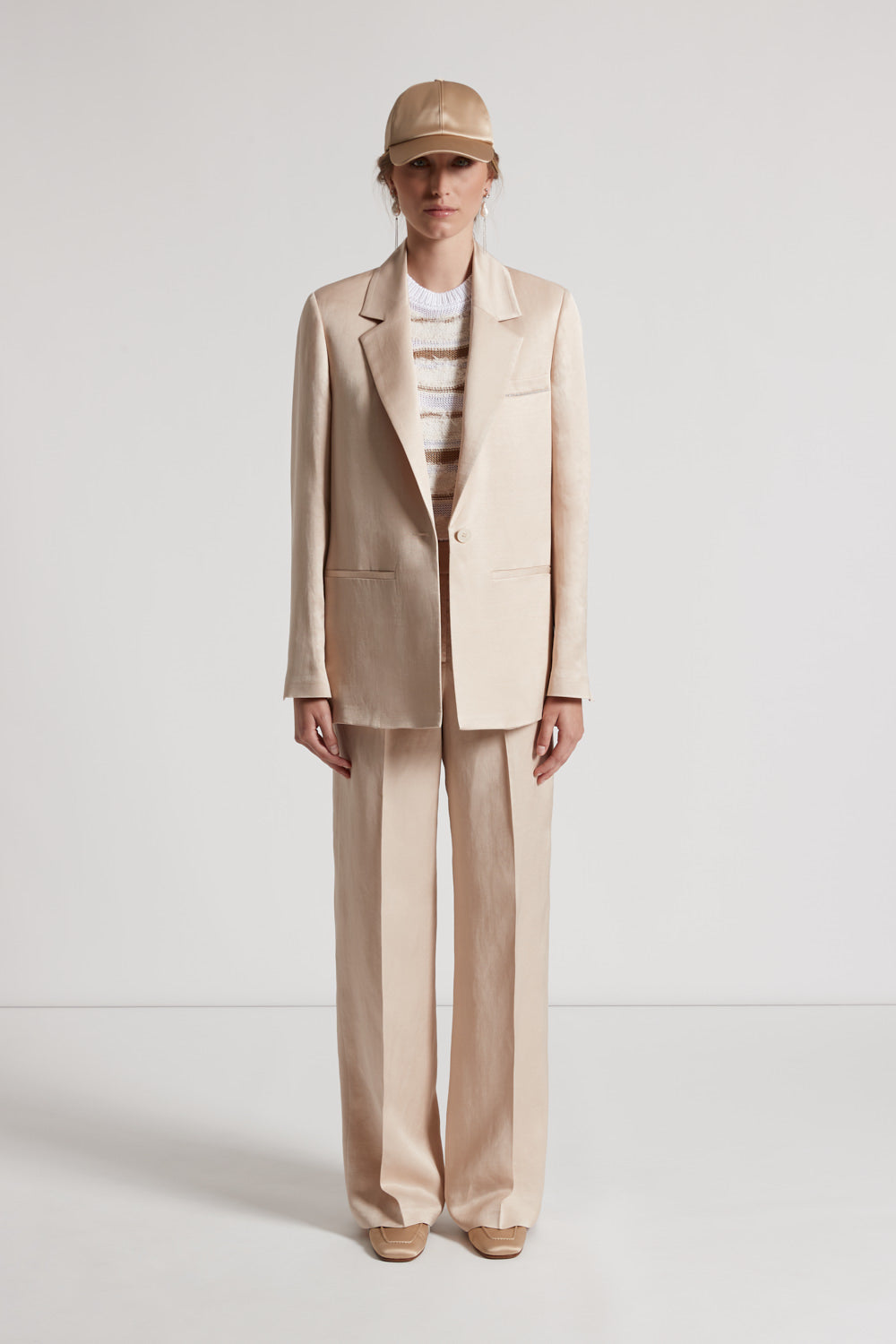 パンツ PESERICO Silk wool pants E04093H_03494_041.jpg?v=1737040839