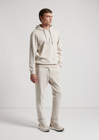 Cotton French terry fleece jogger trousers