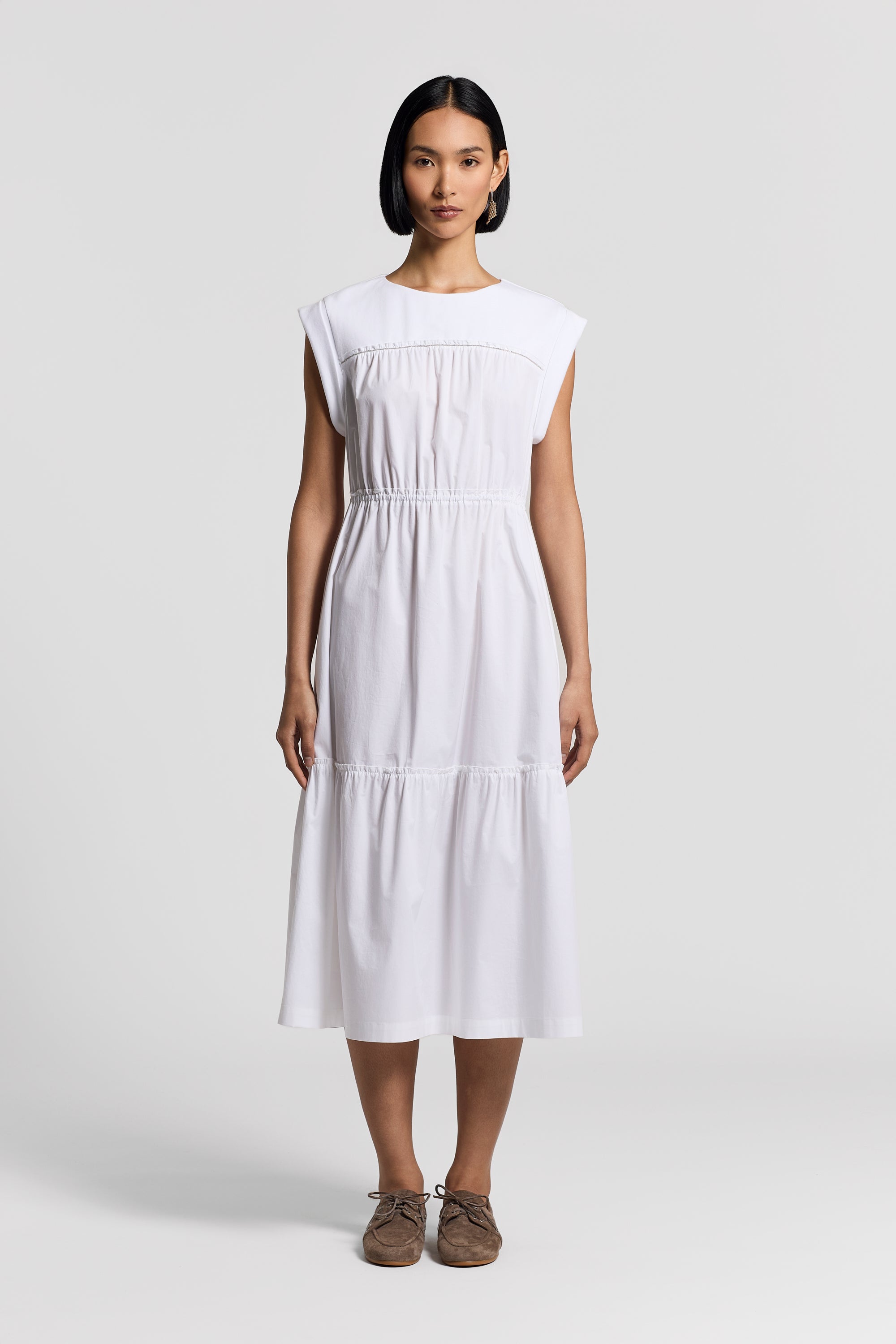 専用です！PESERICOペゼリコITALYワンピース9~11cute Technical cotton midi dress | Peserico US