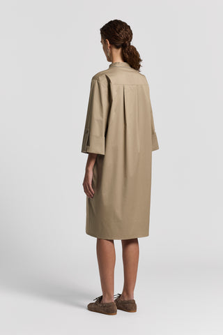 Sail-hand cotton midi dress