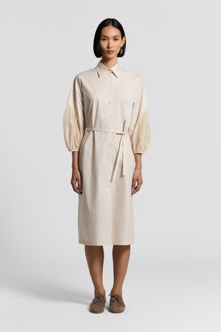 beige organza dress BEIGE ORGANZA MIDI DRESS | CULT MIA