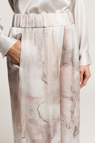 Fluid viscose palazzo trousers