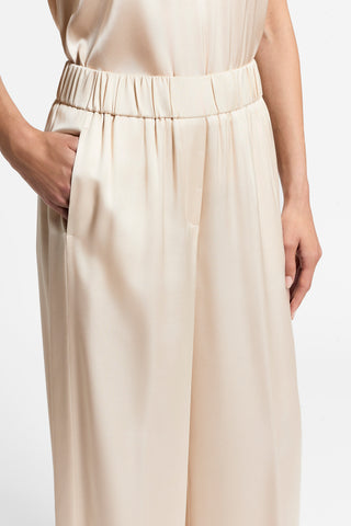 Viscose satin trousers