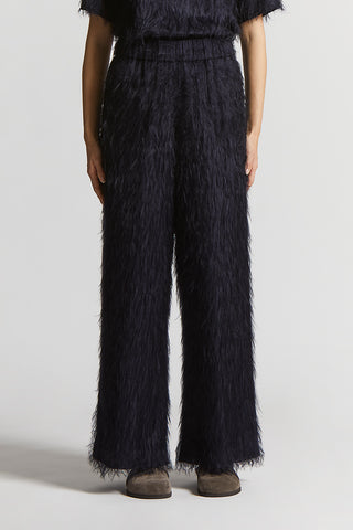 Lightweight viscose fil coupé trousers
