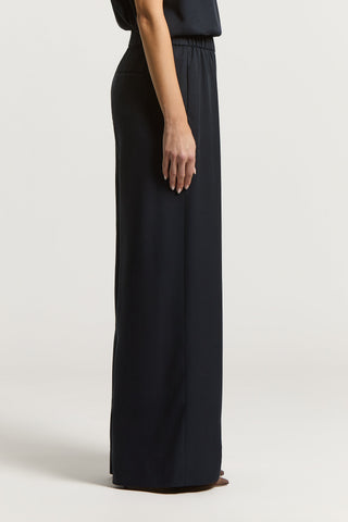 Peach-finish pure tencel trousers