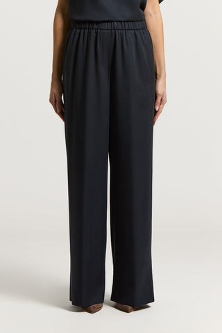 Peach-finish pure tencel trousers