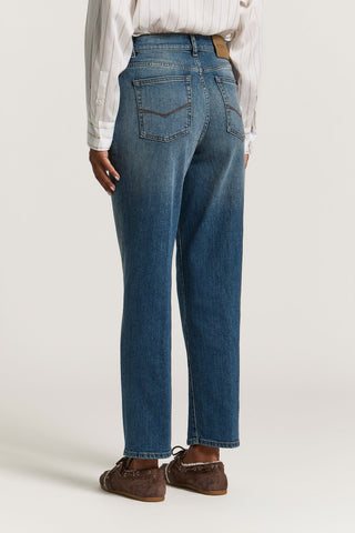 Stretch cotton twill jeans