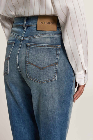 Stretch cotton twill jeans