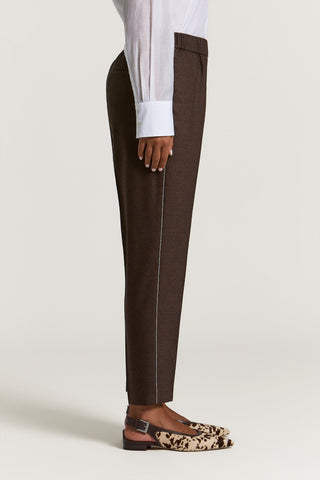 Wool and cashmere trousers