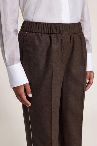 Wool and cashmere trousers