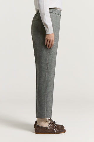 Wool and cashmere trousers