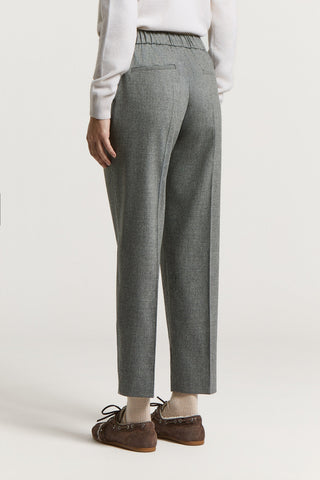 Wool and cashmere trousers