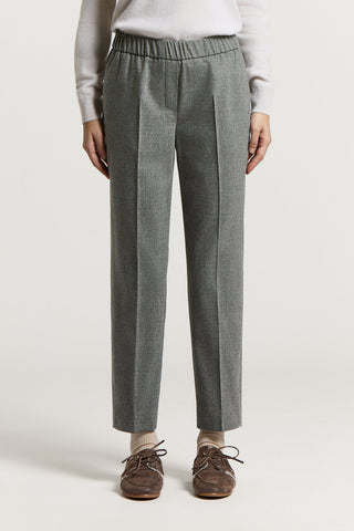 Wool and cashmere trousers