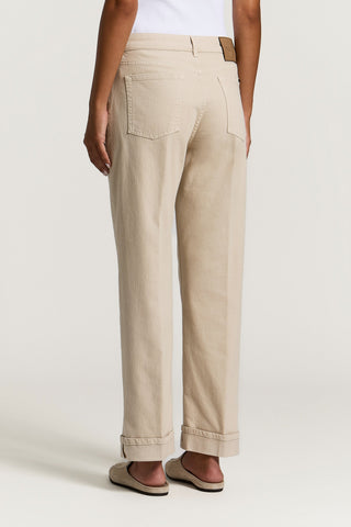 Stretch cotton twill jeans