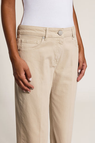 Stretch cotton twill jeans