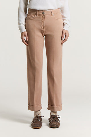 Stretch cotton twill jeans