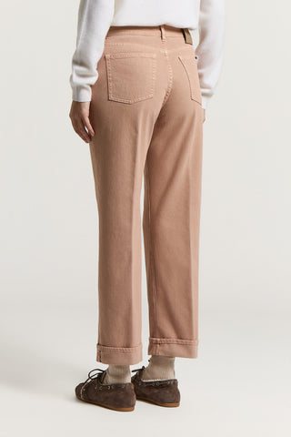 Stretch cotton twill jeans