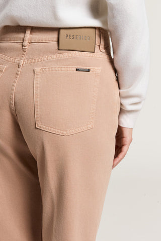 Stretch cotton twill jeans