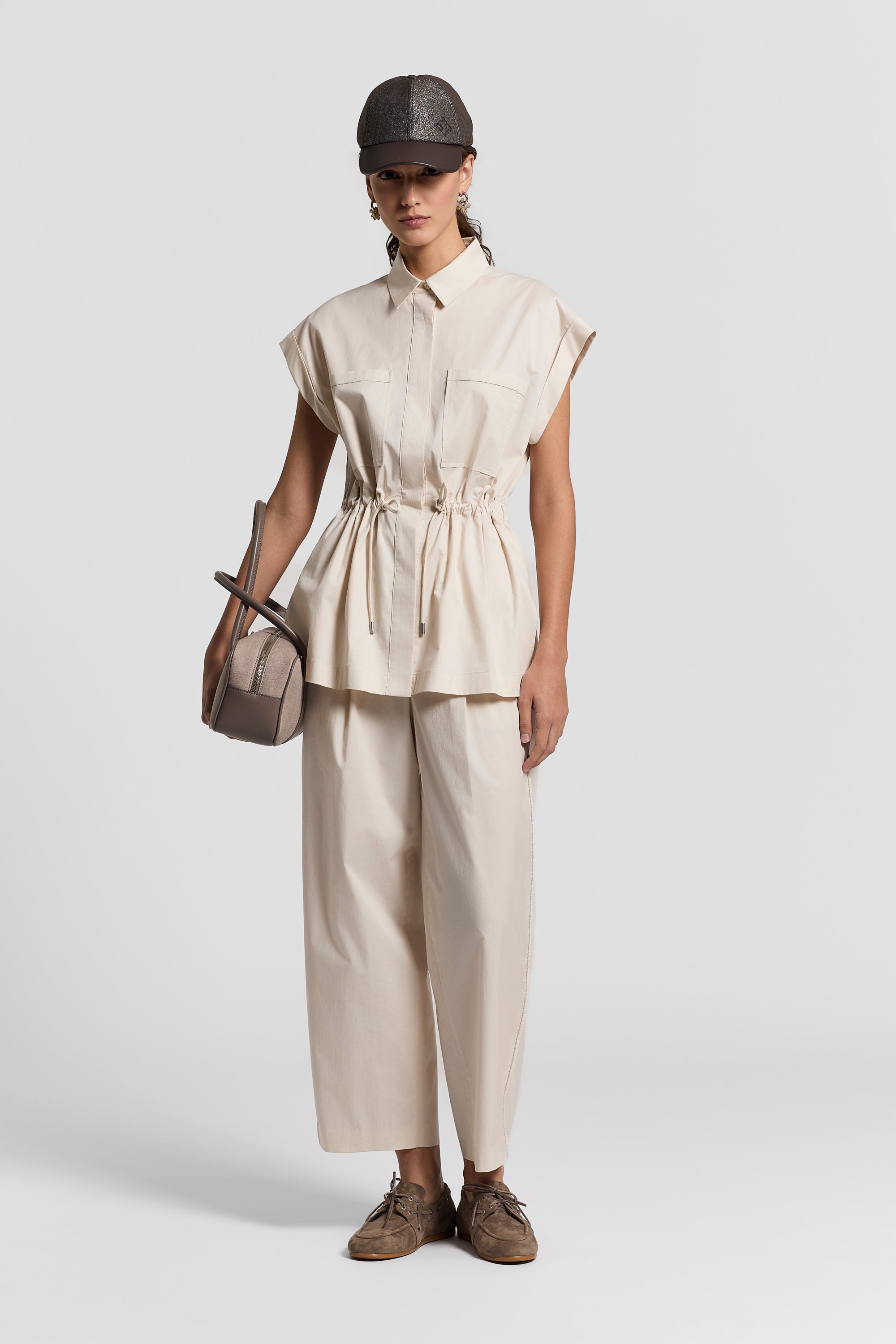 マルコメ Nature Pattern Jacquard Wide Leg