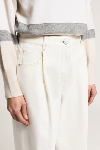 Cotton twill jeans