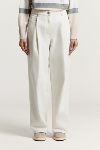 Cotton twill jeans