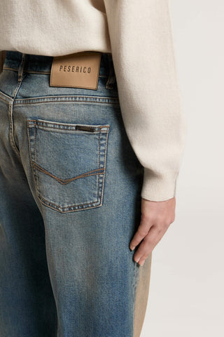 Cotton twill jeans