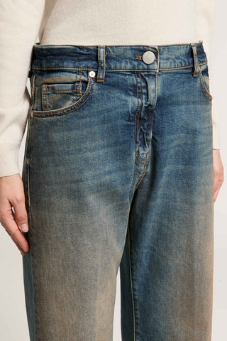 Cotton twill jeans